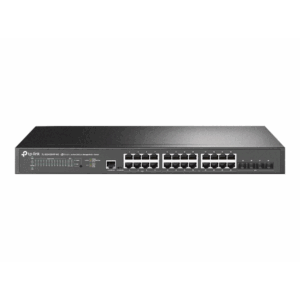 tp link tl sg3428xpp m2 sieťový prepínač riadený l2+ 2.5g ethernet (100/1000/2500) podpora napájania cez ethernet (poe) 1u Čierna (tl sg3428xpp m2)
