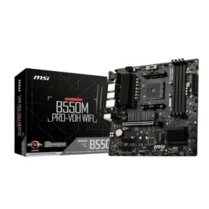 gaming motherboard msi b550m pro vdh matx ddr4 am4 wifi